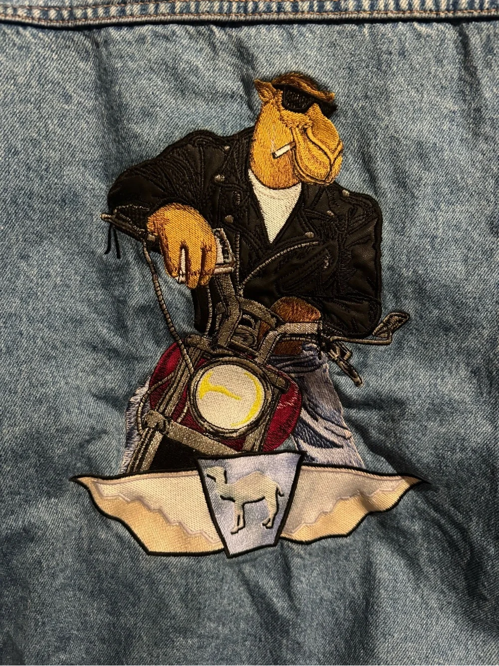 Rare Vintage 90s Camel Denim Jacket